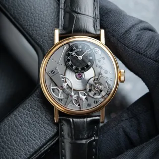 Breguet Tradition 7027BR 37mm Rose gold Black