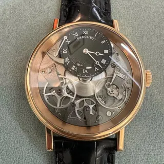 Breguet Tradition 7057br/g9/9w6 40mm Rose gold Black and Gray