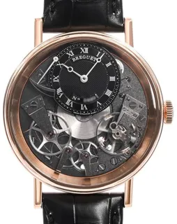 Breguet Tradition 7057br/g9/9w6 40mm Rose gold Black and Gray