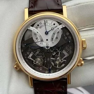 Breguet Tradition 7077BR/G1/9XV 44mm Rose gold Silver and Gray