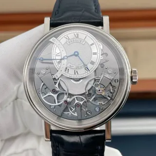 Breguet Tradition 7097BB/G1/9WU 40mm White gold Silver