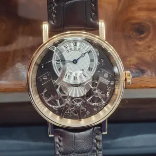 Breguet Tradition 7097BR/G1/9WU 40mm Rose gold Silver