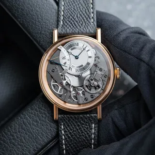 Breguet Tradition 7097BR/G1/9WU 40mm Rose gold Silver