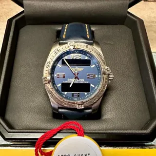 Breitling Aerospace E79362 42mm Titanium Blue