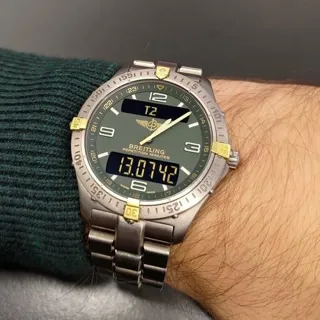 Breitling Aerospace F65062 40mm Titanium Green