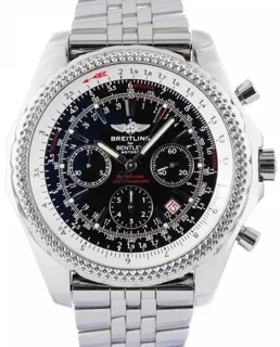 Breitling Bentley A25362 48.7mm Stainless steel Black