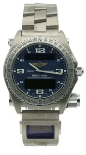 Breitling Emergency E76321 43mm Titanium Blue