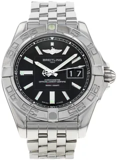 Breitling Galactic 41 A49350L Stainless steel Black