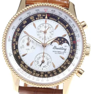 Breitling Montbrillant Olympus R19350 42mm Rose gold Silver