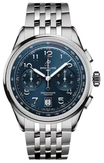 Breitling Premier AB0145171C1A1 42mm Stainless steel Blue