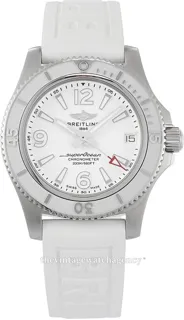 Breitling Superocean A17316D21A1S1 Stainless steel White