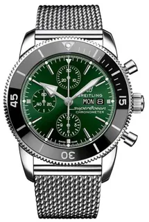 Breitling Superocean Heritage A13313121L1A1 44mm Stainless steel Green