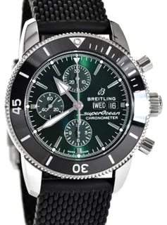 Breitling Superocean Heritage A13313121L1S1 44mm Stainless steel Green