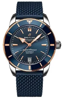 Breitling Superocean Heritage UB2010161C1S1 42mm Stainless steel and Red gold Blue