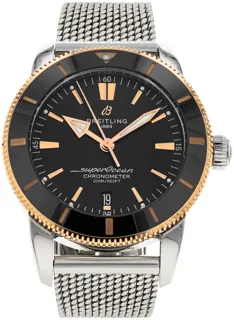 Breitling Superocean Heritage UB2030 Rose gold and Stainless steel Black