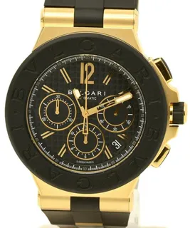 Bulgari Diagono DG42BGVDCH 42mm Yellow gold Black