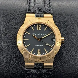 Bulgari Diagono LCV 29 G 29mm Yellow gold Black