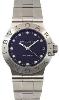 Bulgari Diagono LCV 29 S 29mm Stainless steel Black