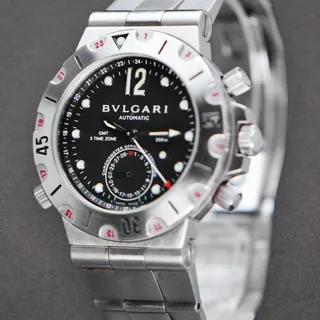 Bulgari Diagono SD38SGMT 38mm Stainless steel