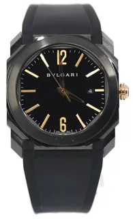 Bulgari Octo BGO 41 S 41mm Stainless steel Black