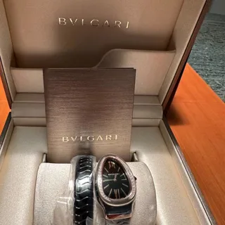 Bulgari Serpenti 102532 35mm Ceramic Black