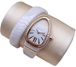 Bulgari Serpenti 102613 SPC35WGDWCGD1.1T Ceramic White