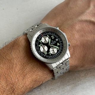 Bulova BVS201 Stainless steel Black 1990 Croatia | Dealer | EveryWatch