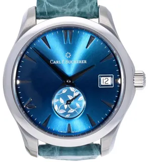 Carl F. Bucherer Manero 00.10922.08.53.01 36mm Stainless steel Blue