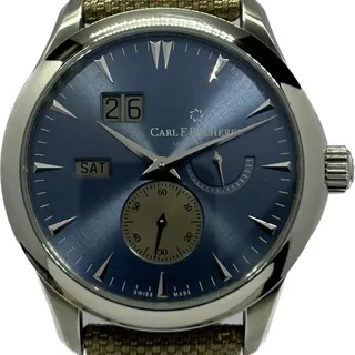 Carl F. Bucherer Manero 00.10926.08.53.01 41.5mm Stainless steel Blue