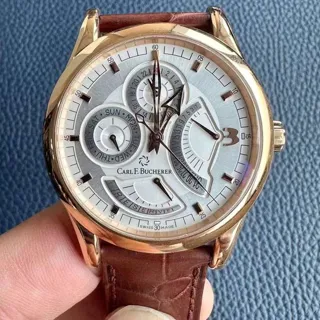 Carl F. Bucherer Manero 00.10901.03.16.01 40mm Rose gold Silver