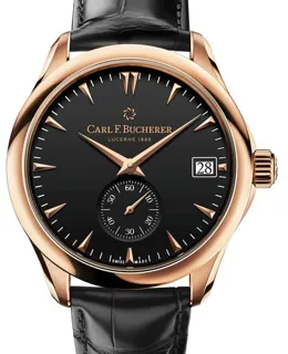 Carl F. Bucherer Manero 00.10917.03.33.01 40.5mm Rose gold Black