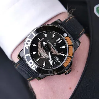 Carl F. Bucherer Scubatec Black Manta 00.10632.28.33.99 44.5mm Titanium Black