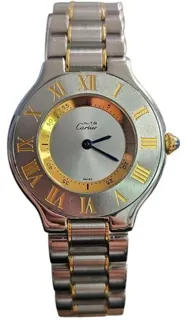 Cartier 21 Must de Cartier W10072R6 31mm Yellow gold and Stainless steel