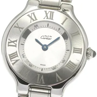 Cartier 21 Must de Cartier W10109T2 28mm Stainless steel Silver