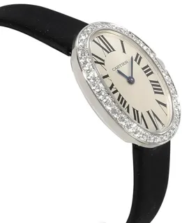 Cartier Baignoire wb520027 25mm White gold Silver