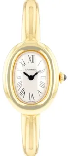 Cartier Baignoire WGBA0021 18mm Yellow gold Silver