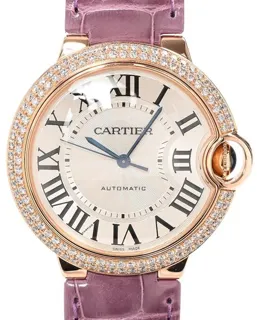 Cartier Ballon Bleu 36mm WE900551 36mm Rose gold White