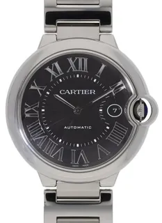 Cartier Ballon Bleu 42mm W6920042 42mm Stainless steel Black