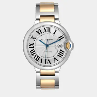 Cartier Ballon Bleu W69009Z3 Yellow gold and Stainless steel Silver