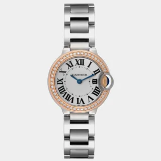 Cartier Ballon Bleu we902079 Rose gold and Stainless steel