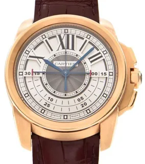 Cartier Caliber W7100004 45mm Rose gold Silver