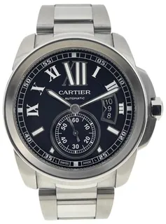 Cartier Calibre de Cartier 3389 42mm Stainless steel Black