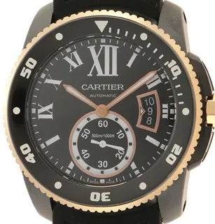 Cartier Calibre de Cartier Diver CRW2CA0004 40mm Stainless steel Black