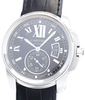 Cartier Calibre de Cartier W7100041 Stainless steel Black