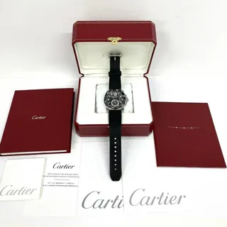 Cartier Calibre de Cartier W7100056 42mm Stainless steel Black