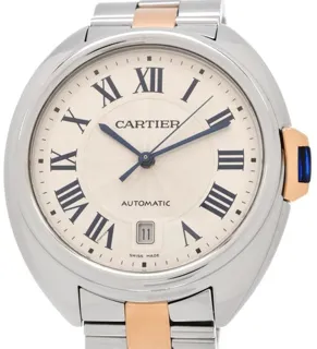 Cartier Clé de Cartier W2CL0002 40mm Rose gold and Stainless steel Silver