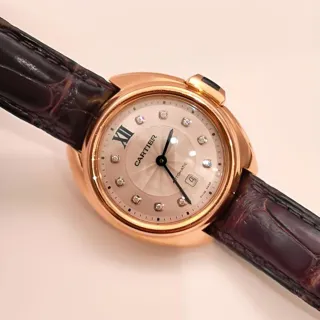 Cartier Clé de Cartier WJCL0031 31mm Rose gold Silver