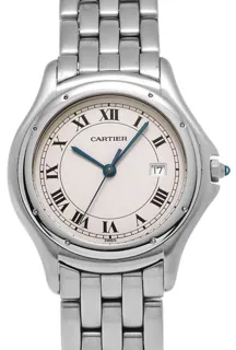 Cartier Cougar W35002F5 33mm Stainless steel White