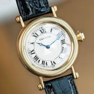 Cartier Diabolo 1461 33mm Yellow gold White