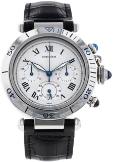 Cartier Pasha W3101855 38mm Stainless steel Silver